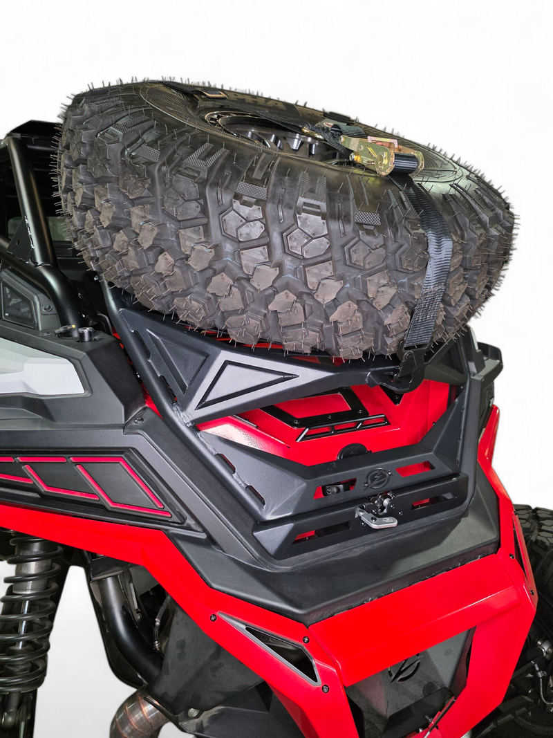Load image into Gallery viewer, 2020+ Polaris RZR Pro XP, 2022+ Pro R/Turbo R, 2025+ Pro R/Pro S Tire Rack
