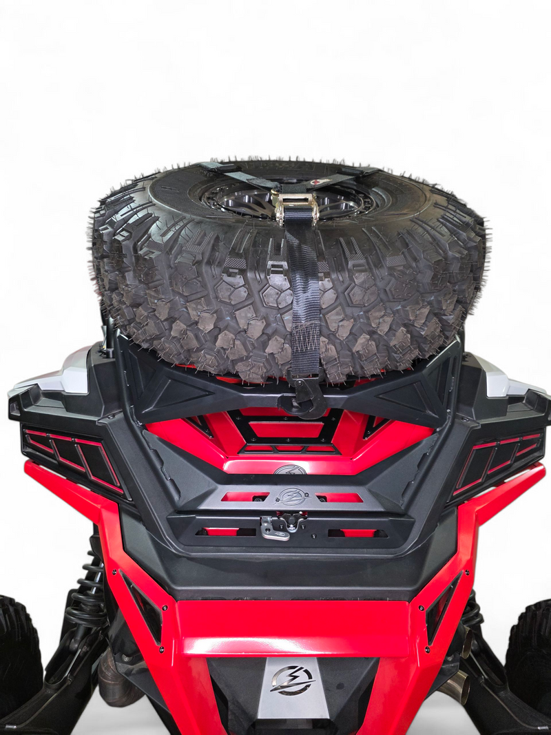 Load image into Gallery viewer, 2020+ Polaris RZR Pro XP, 2022+ Pro R/Turbo R, 2025+ Pro R/Pro S Tire Rack
