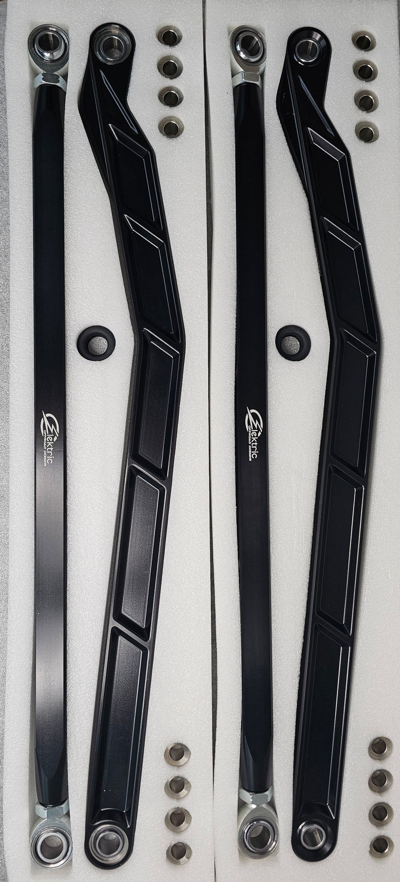 Load image into Gallery viewer, 2022 to Current Polaris RZR Pro R, Pro S, Turbo R High Clearance Radius Rods in Black Finish
