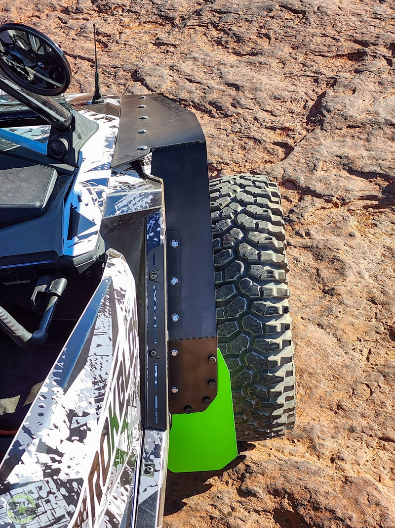Load image into Gallery viewer, 2020 Polaris RZR Pro XP Ft Rokblokz Fender Kit - Front
