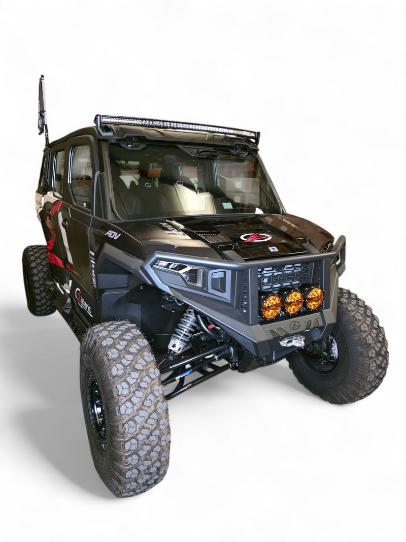 Load image into Gallery viewer, 2024+ Polaris Xpedition HDX Front Winch Bumper with Brush Guard
