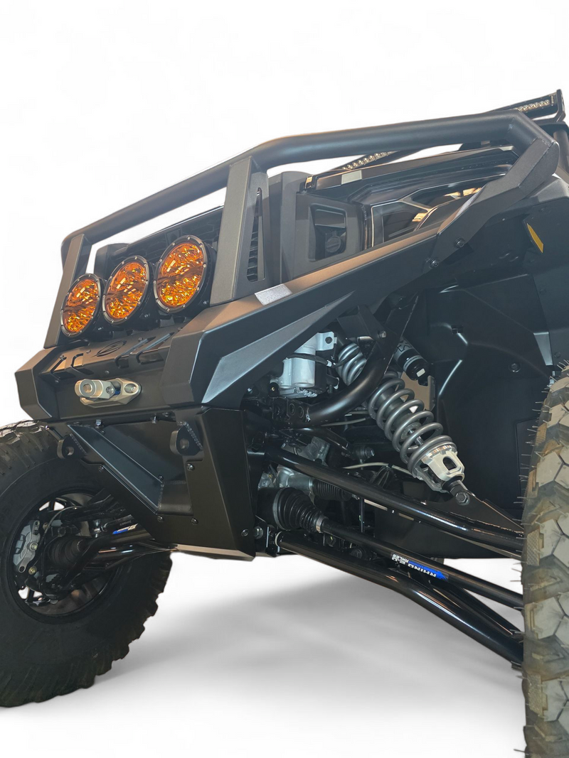 Load image into Gallery viewer, 2024+ Polaris Xpedition HDX Front Winch Bumper with Brush Guard
