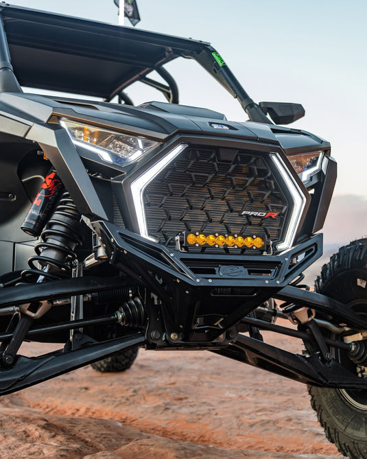 Elektric Offroad Machined Billet Front Winch Bumper for RZR Pro R / Turbo R