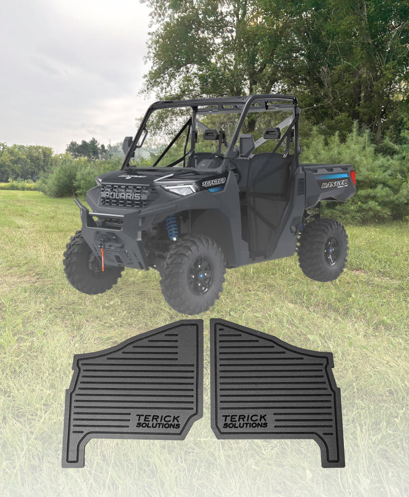 Load image into Gallery viewer, Polaris Ranger Base/EPS/Premium 1000 Rubber Floor Mats (NON XP MODELS)
