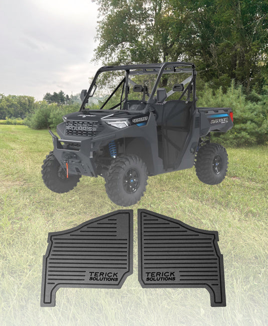 Polaris Ranger Base/EPS/Premium 1000 Rubber Floor Mats (NON XP MODELS)