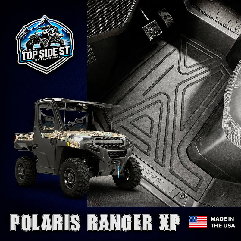 Load image into Gallery viewer, Polaris Ranger XP1000 HD 9mm Rubber Mats (2018 to current)
