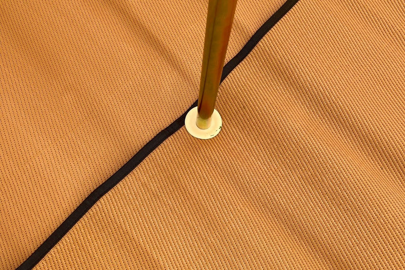 Load image into Gallery viewer, Striped Bell Tent Floor Matting Cover | 16' (5M)
