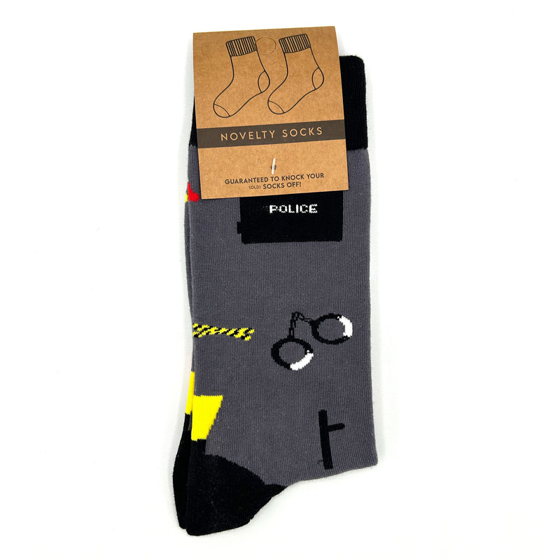 Load image into Gallery viewer, Law Enforcement Novelty Socks
