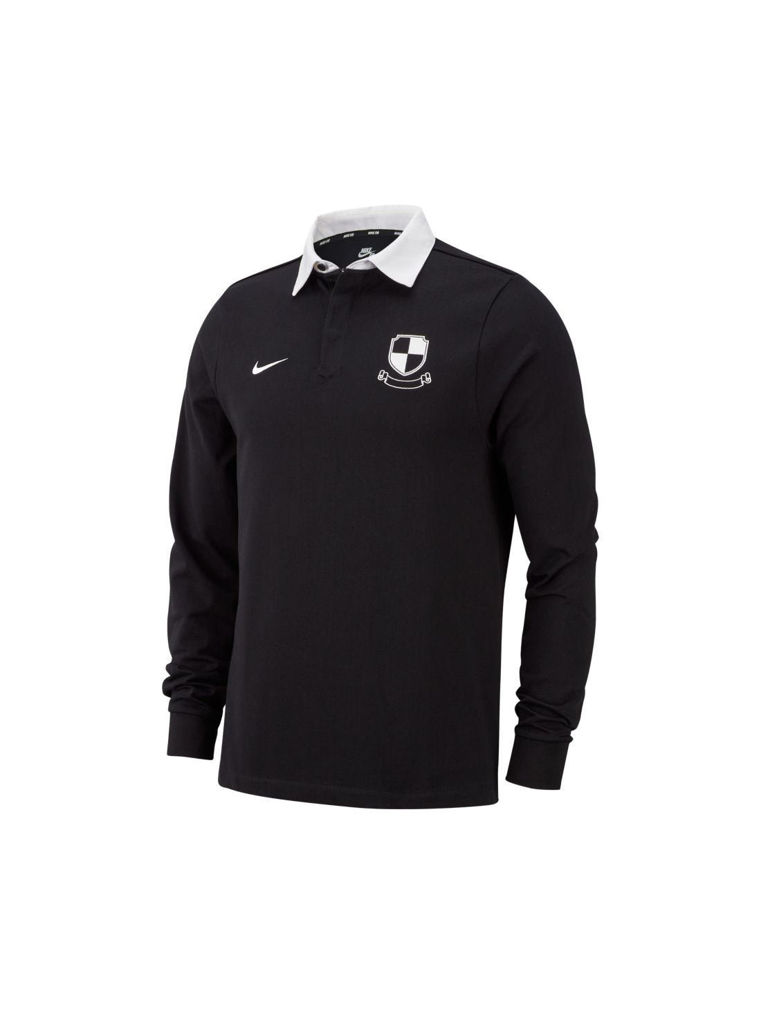Nike SB Rugby Shirt 100% Jersey Cotton - Black