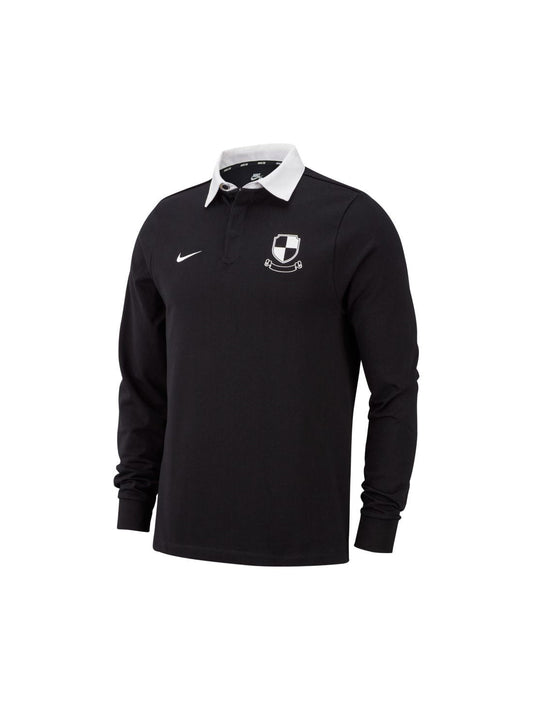 Nike SB Rugby Shirt 100% Jersey Cotton - Black