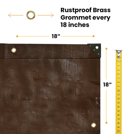 6' x 8' Super Heavy Duty Poly Tarp