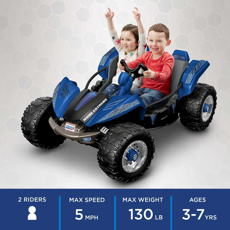 Load image into Gallery viewer, Green 12V Dune Racer Extreme Ride-On Vehicle by Power Wheels
