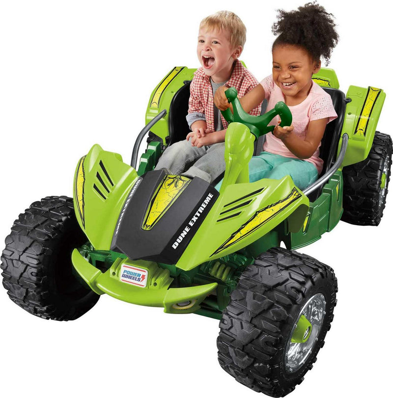 Load image into Gallery viewer, Green 12V Dune Racer Extreme Ride-On Vehicle by Power Wheels

