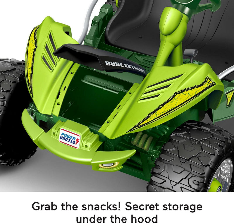 Load image into Gallery viewer, Green 12V Dune Racer Extreme Ride-On Vehicle by Power Wheels
