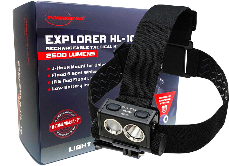 Load image into Gallery viewer, Explorer HL-10 - 2,550 Lumen White/Red/IR Headlamp
