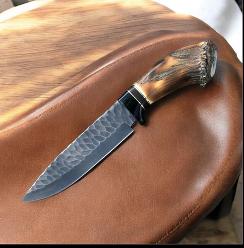 Premium Bowie Knife with J2 Steel Blade & Buffalo Horn Handle – 16 Inches