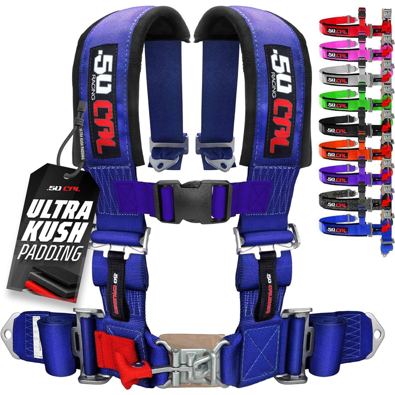 Load image into Gallery viewer, Pro Series 3" 4 point Latch Harness 50 Caliber Racing
