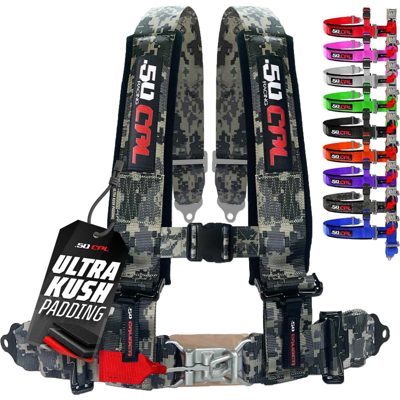 Load image into Gallery viewer, Pro Series 3" 4 point Latch Harness 50 Caliber Racing

