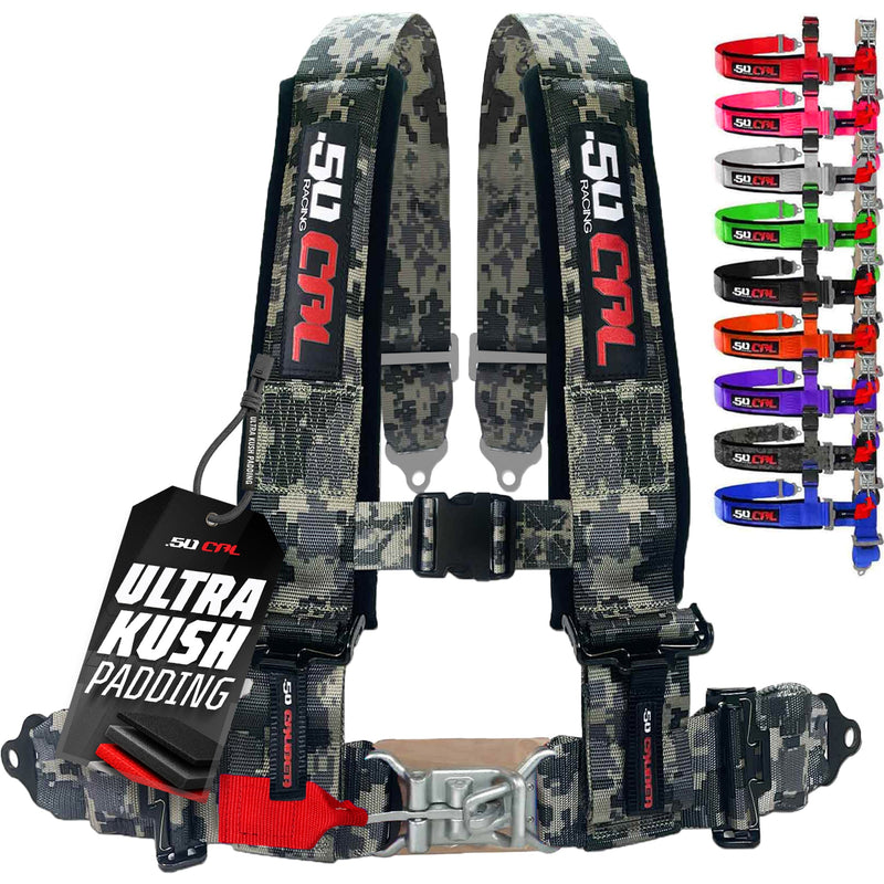 Load image into Gallery viewer, Pro Series 3" 4 point Harness Seat Belt 50 Caliber Racing
