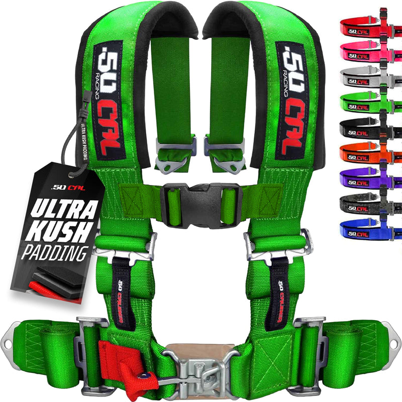 Load image into Gallery viewer, Pro Series 3" 4 point Harness Seat Belt 50 Caliber Racing
