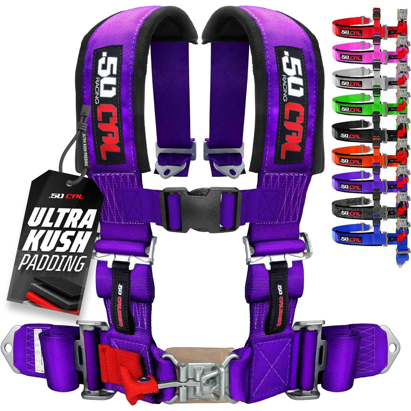 Load image into Gallery viewer, Pro Series 3" 4 point Latch Harness 50 Caliber Racing
