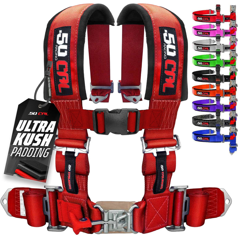 Load image into Gallery viewer, Pro Series 3" 4 point Latch Harness 50 Caliber Racing
