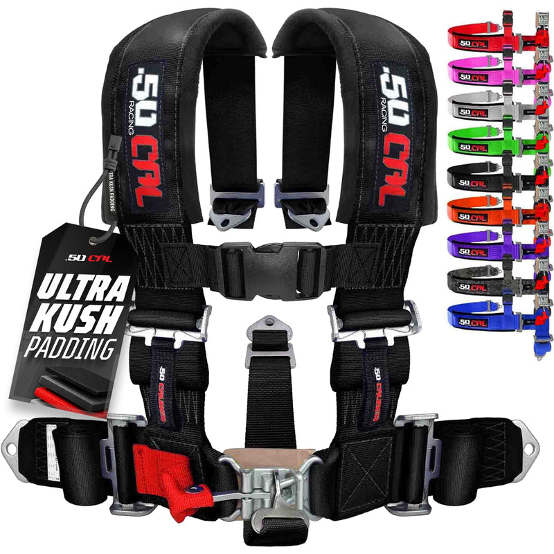 Load image into Gallery viewer, 2" 5 point Pro Series Latch Harness 50 Caliber Racing Harness
