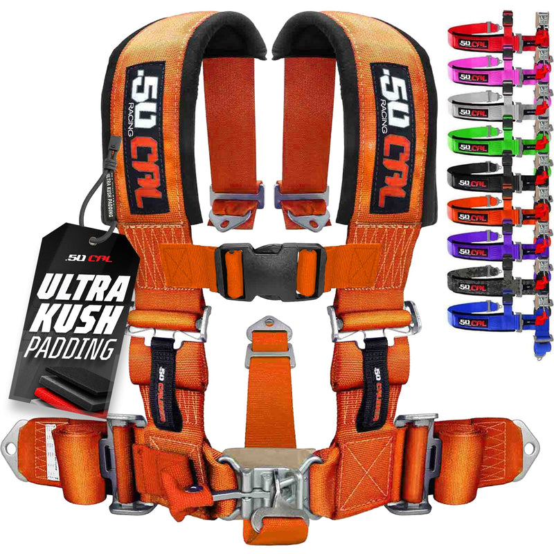 Load image into Gallery viewer, 2" 5 point Pro Series Latch Harness 50 Caliber Racing Harness
