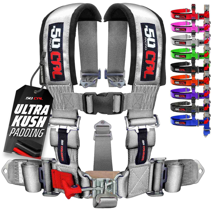 Load image into Gallery viewer, 2" 5 point Pro Series Latch Harness 50 Caliber Racing Harness
