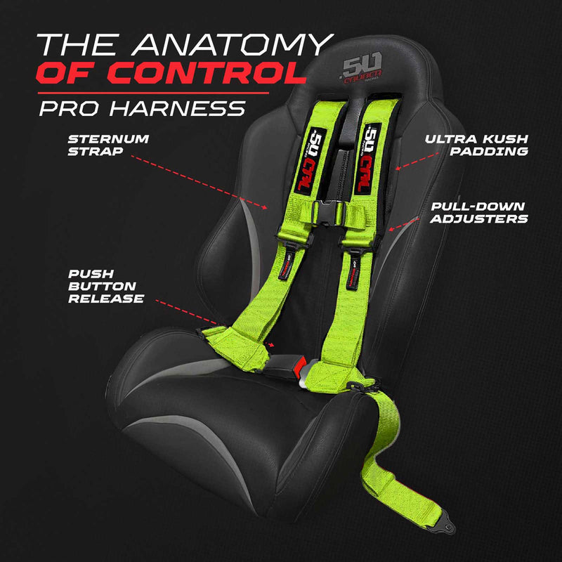 Load image into Gallery viewer, Pro Series 4 point Harness with push button release 2" &amp; 3" available

