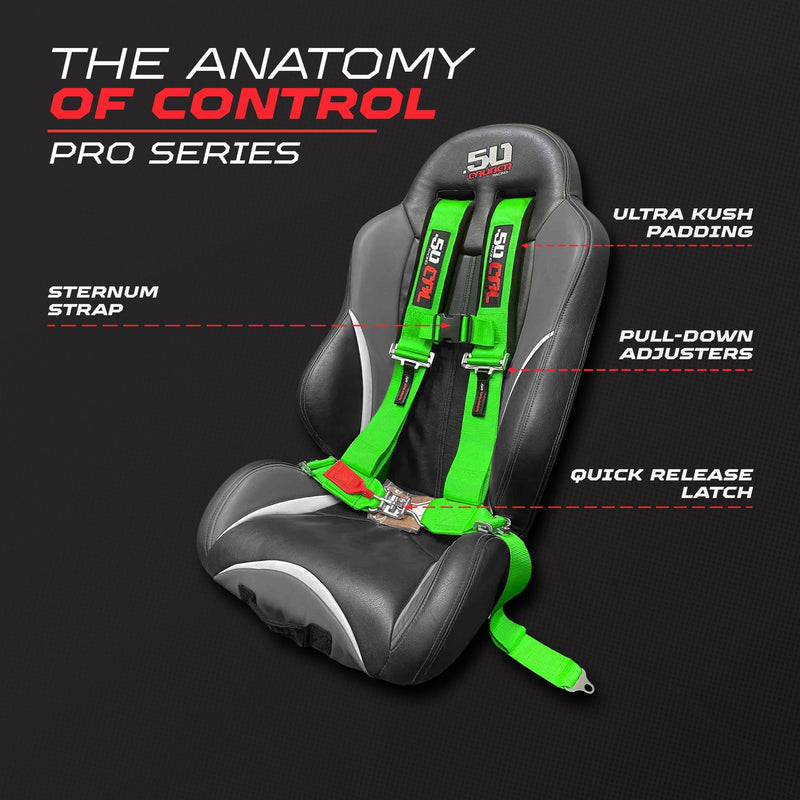 Load image into Gallery viewer, 2" 4 Point Racing Harness – Pro Series Race Latch | 50 Caliber Racing
