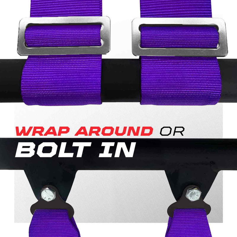 Load image into Gallery viewer, Pro Series 2" 4 point Latch Harness 50 Caliber Racing Harness
