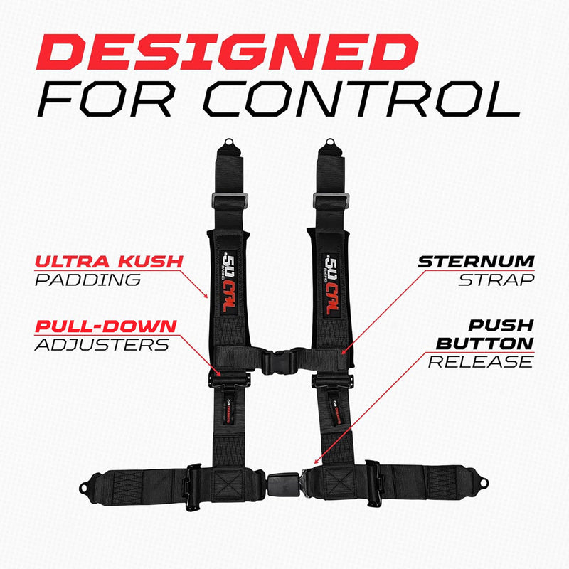 Load image into Gallery viewer, Pro Series 4 point Harness with push button release 2" &amp; 3" available
