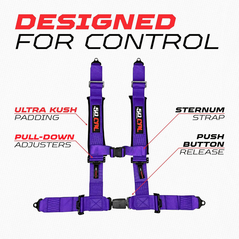 Load image into Gallery viewer, Pro Series 4 point Harness with push button release 2" &amp; 3" available

