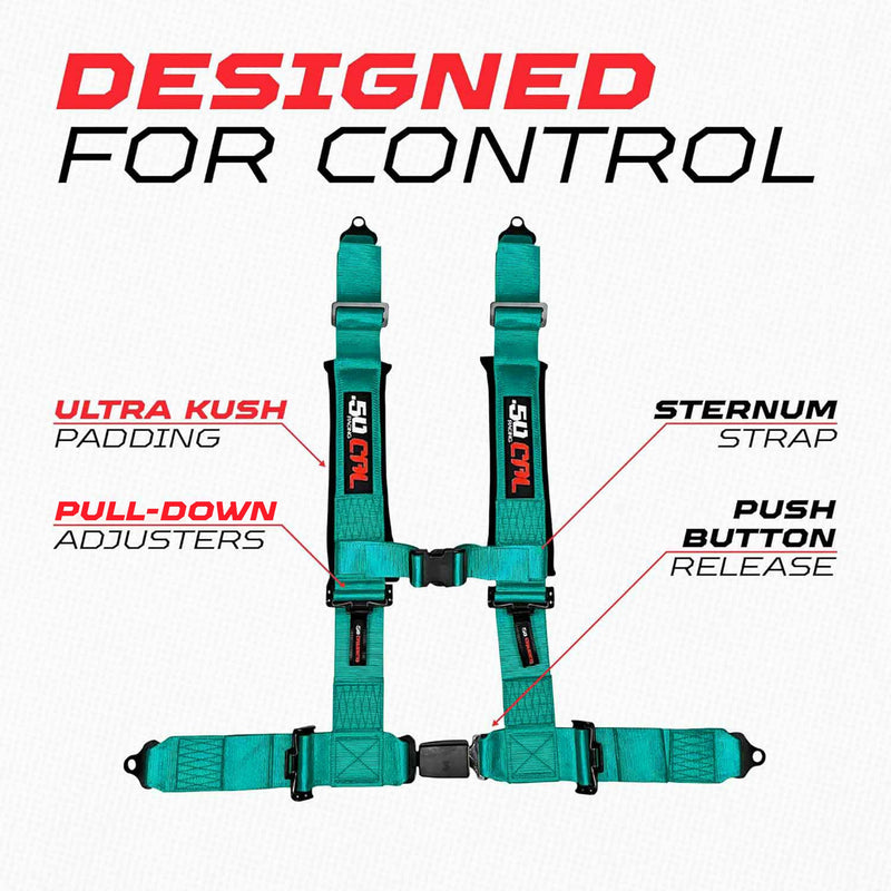 Load image into Gallery viewer, Pro Series 4 point Harness with push button release 2" &amp; 3" available
