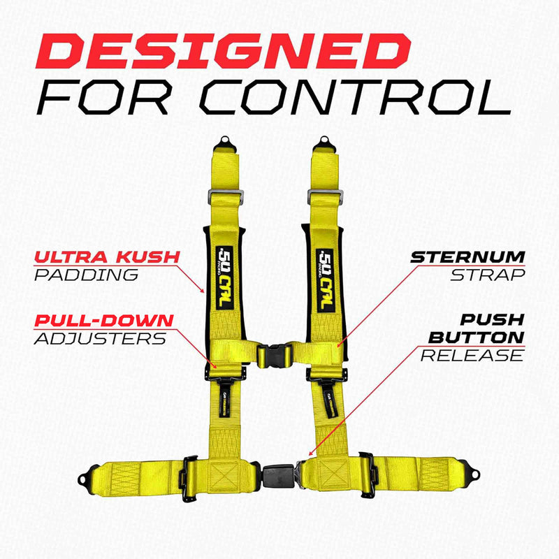 Load image into Gallery viewer, Pro Series 4 point Harness with push button release 2" &amp; 3" available
