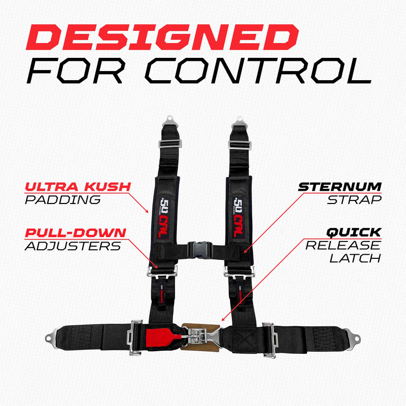 Load image into Gallery viewer, 2" 4 Point Racing Harness – Pro Series Race Latch | 50 Caliber Racing
