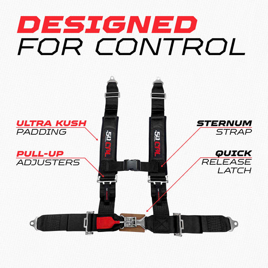 Pro Series 2" 4 point Latch Harness 50 Caliber Racing Harness