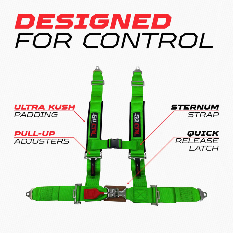 Load image into Gallery viewer, Pro Series 3" 4 point Latch Harness 50 Caliber Racing
