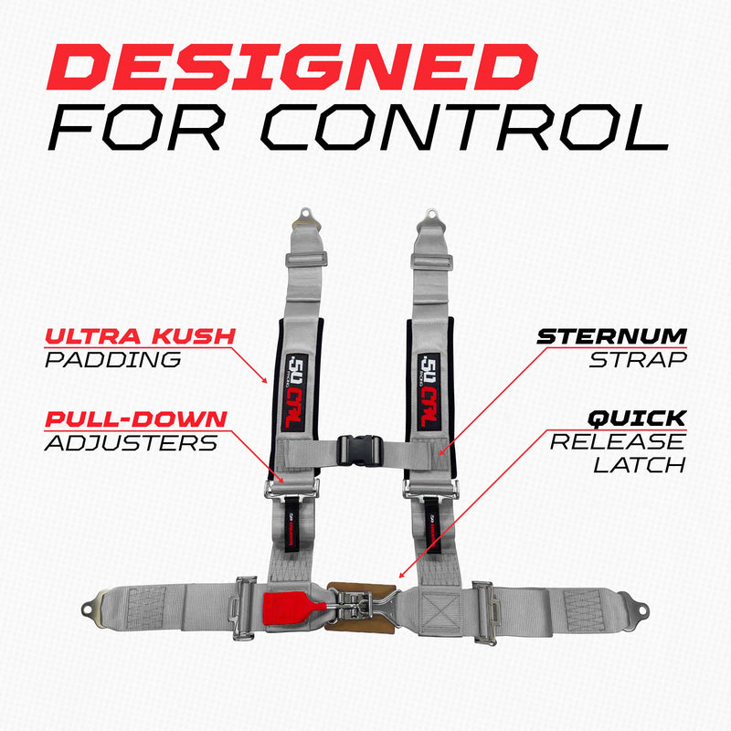 Load image into Gallery viewer, 2" 4 Point Racing Harness – Pro Series Race Latch | 50 Caliber Racing
