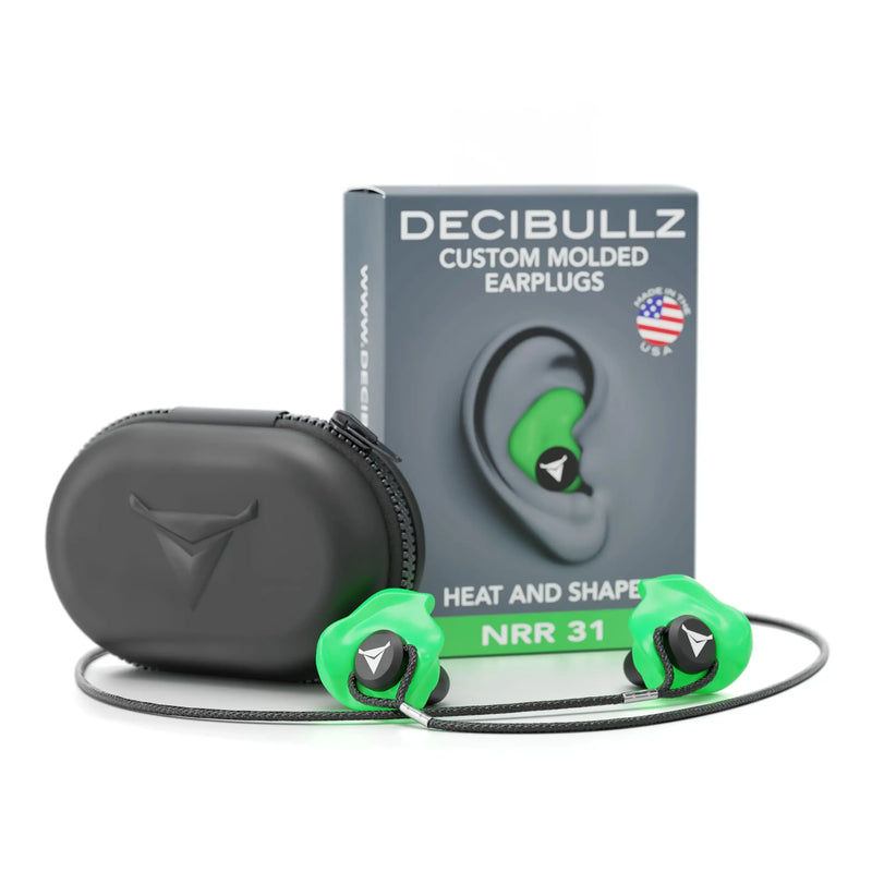 Load image into Gallery viewer, Custom Molded Earplugs 31dB NRR Pro-Pack with Case and Lanyard
