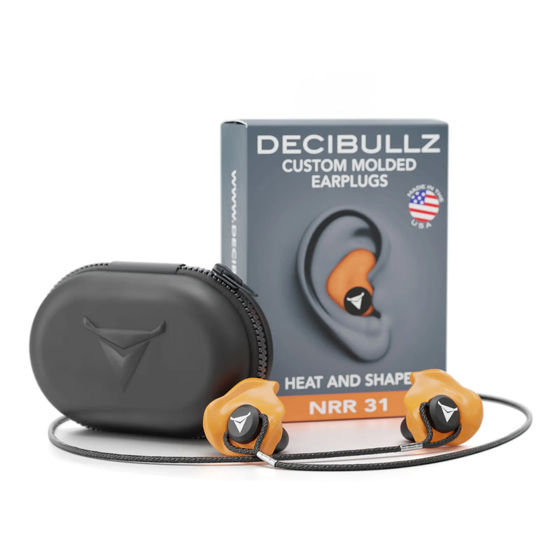 Load image into Gallery viewer, Custom Molded Earplugs 31dB NRR Pro-Pack with Case and Lanyard
