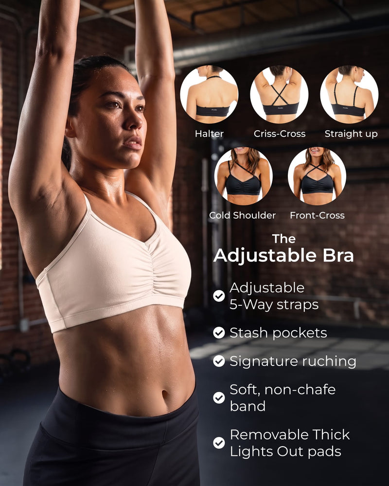 Load image into Gallery viewer, Adjustable Bra – Whipped Cream
