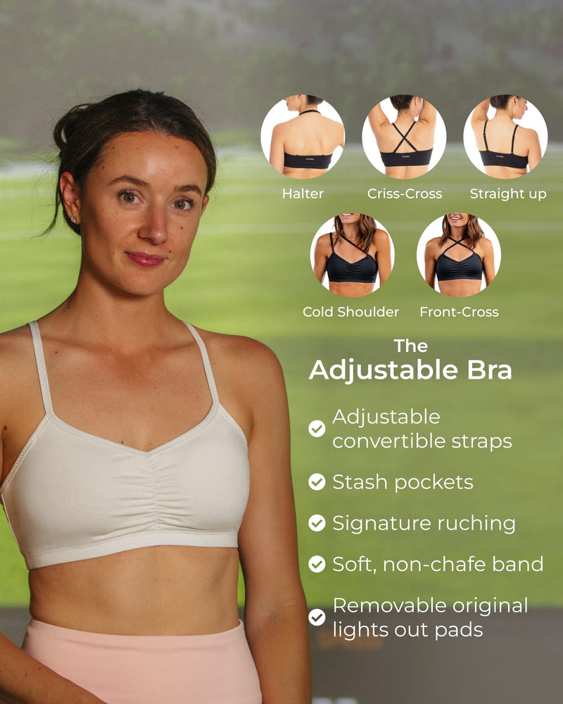 Load image into Gallery viewer, Adjustable Bra – Whipped Cream
