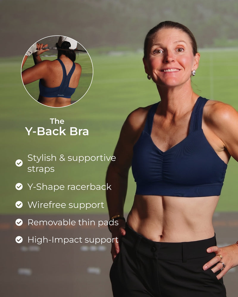 Load image into Gallery viewer, Y-Back Bra – Night Swim Navy
