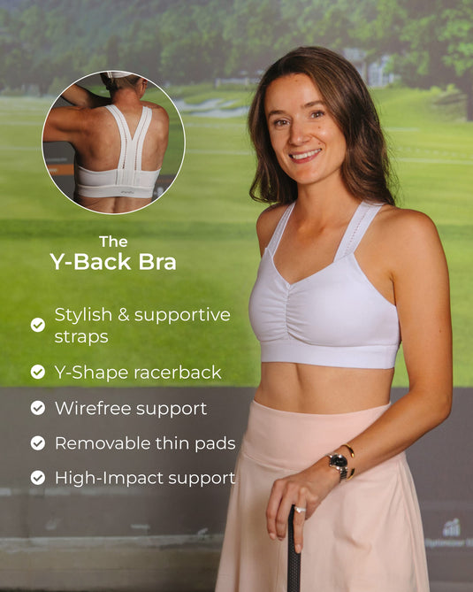 Y-Back Bra – No Headlights White