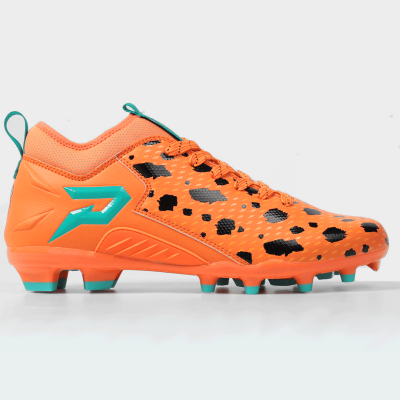 Load image into Gallery viewer, The Flintstones "Bedrock Blitz" Football Cleats - Quantum Speed by Phenom Elite
