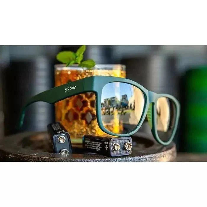 Load image into Gallery viewer, &quot;Mint Julep Electroshocks” BFG Premium Sunglasses
