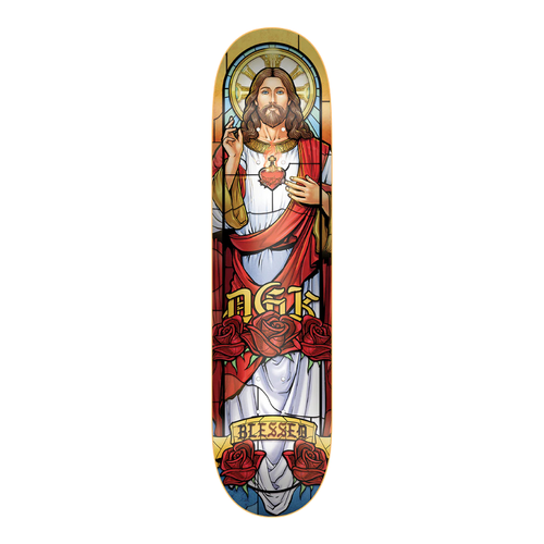 DGK Prince of Peace Skateboard Deck - 8.1″ Holographic