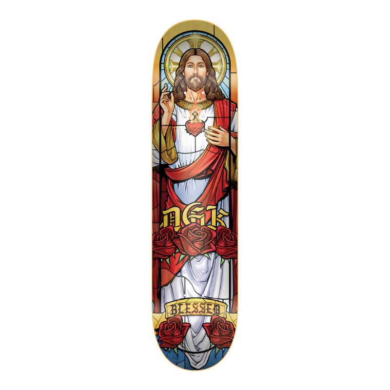 Load image into Gallery viewer, DGK Prince of Peace Skateboard Deck - 8.1″ Holographic
